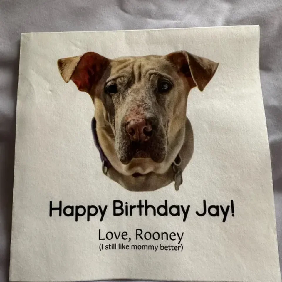 Custom Pet Cocktail Strovice | Personalizovaná svadobná dekorácia psov Unikátny obed s portrétmi pre domáce zvieratá obeda | Party Lover Animal Lover Fav